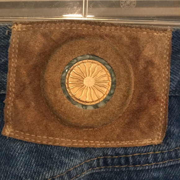 Vintage cache Isabella Leather accent mom jeans - Picture 3 of 7